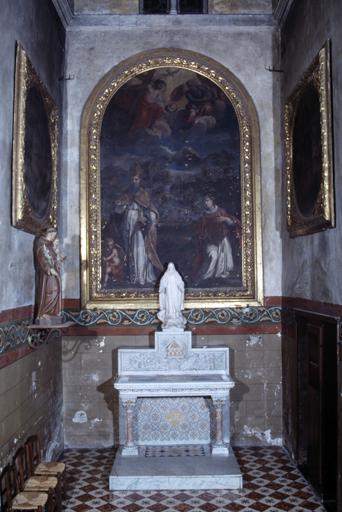 autel et gradin d'autel de saint Eloi