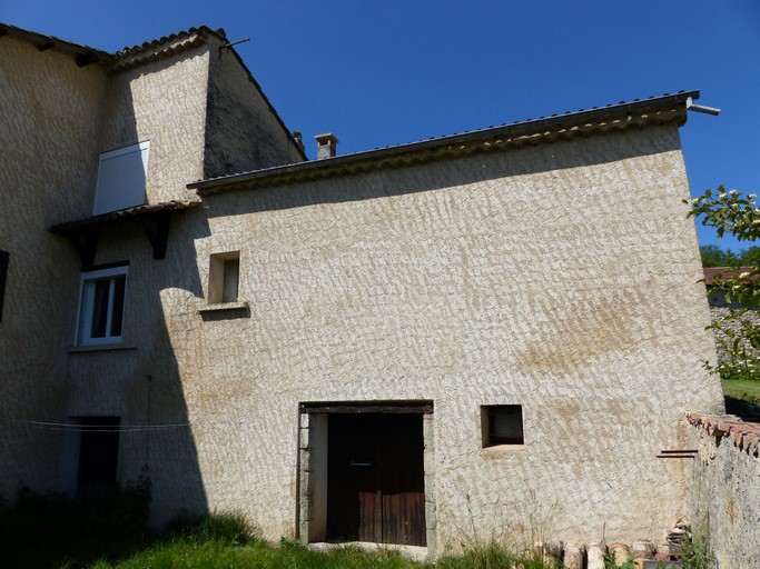 Première dépendance accolée au nord de la maison-bloc. Elévation est.