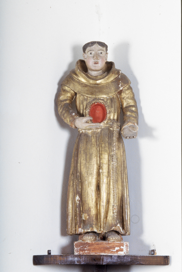 statue-reliquaire (petite nature) : saint Antoine de Padoue (2)