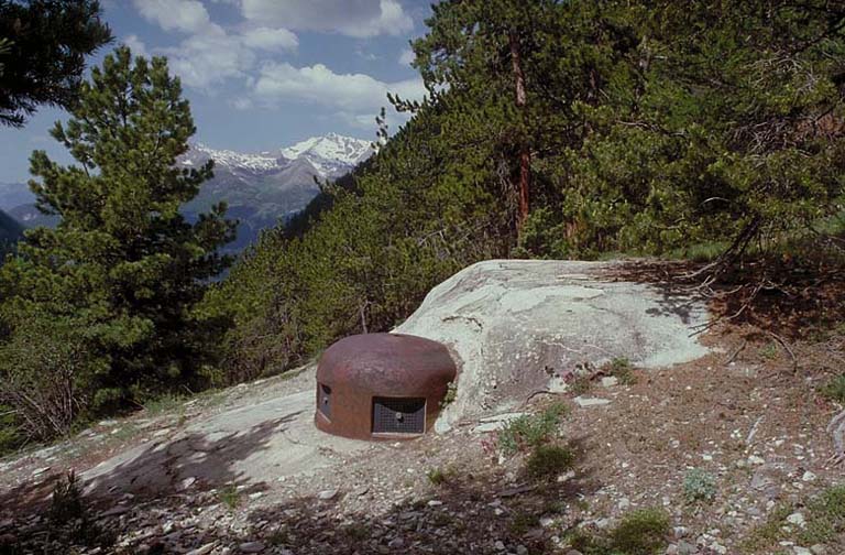 ouvrage fortifié (observatoire) dit observatoire de Serre la Plate, de l'organisation défensive de l'Ubaye.