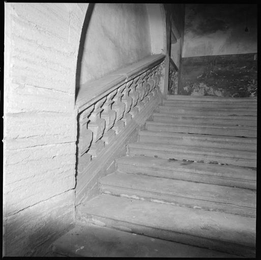 Départ de l'escalier.