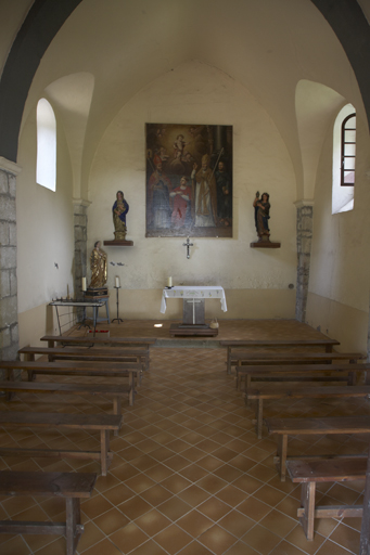 le mobilier de la chapelle Notre-Dame-de-Vérimande