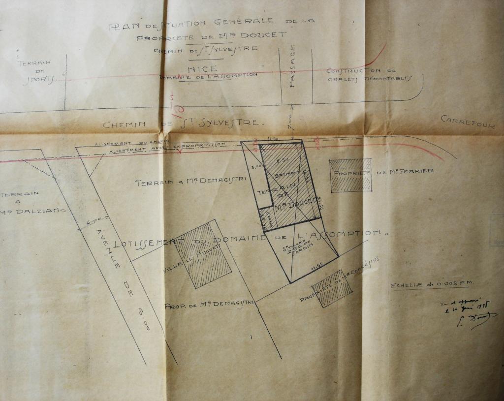 maison de villégiature (villa balnéaire) et atelier d'artiste dits Villa Doucet, actuellement immeuble de bureaux