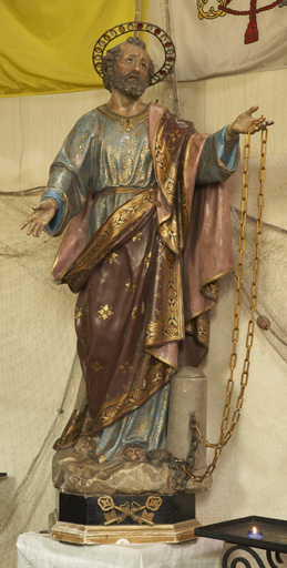 statue (petite nature) : Saint Pierre