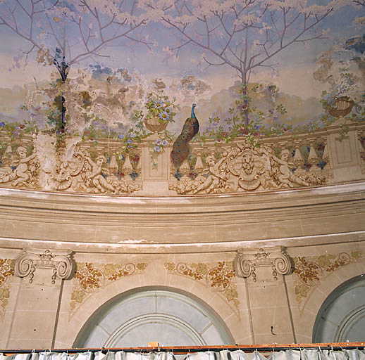 plafond, peinture monumentale