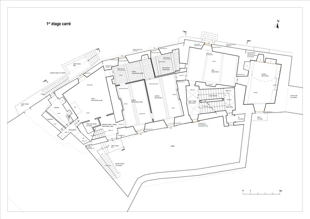 Plan du premier étage