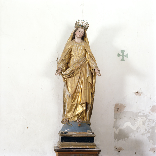 statue (petite nature) : Vierge