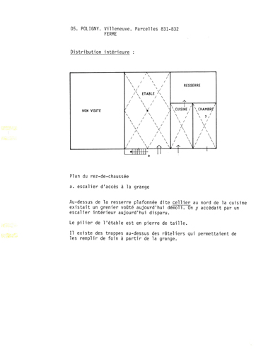 Plan du rez-de-chaussée.