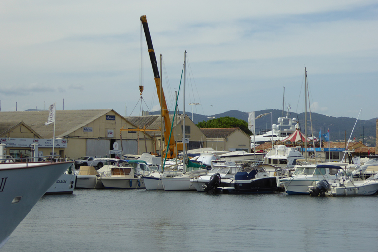 cale de construction du chantier naval de Saint-Tropez