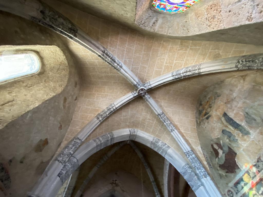 Voûte de la chapelle sud.