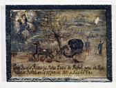 ex-voto, tableau : Accident de voiture hippomobile, Louis Ferrero