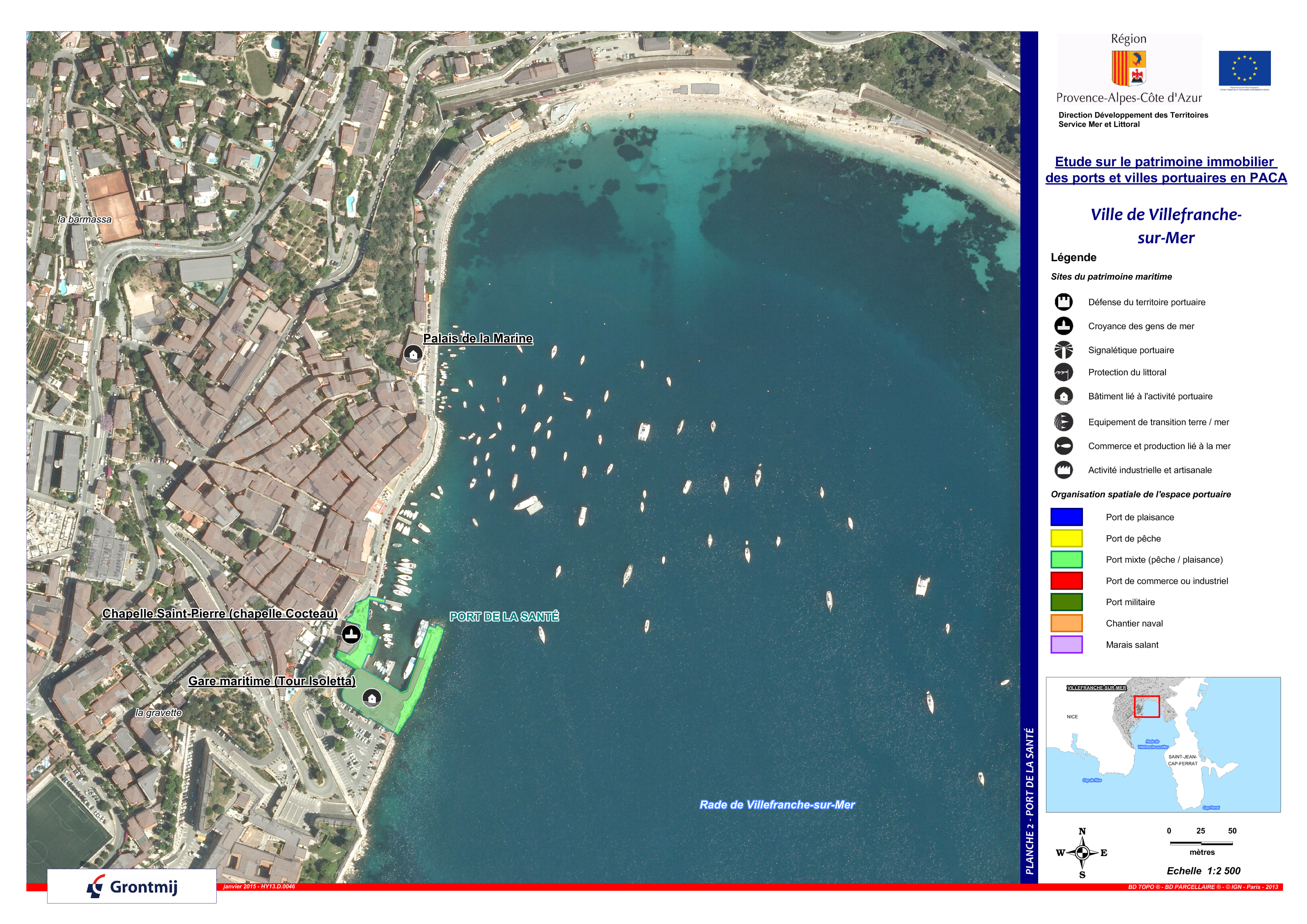 Ports et aménagements portuaires de la commune de Villefranche-sur-Mer