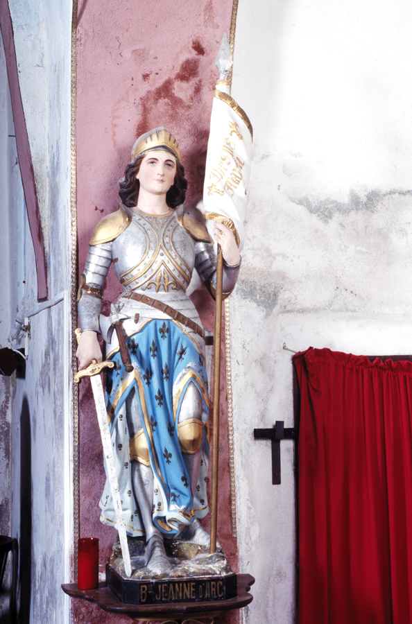 statue (petite nature) : Jeanne d'Arc