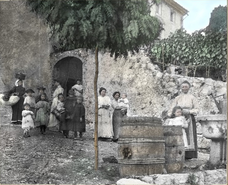 [La Gaude, montée de la chapelle, famille Curnier-Garbier].