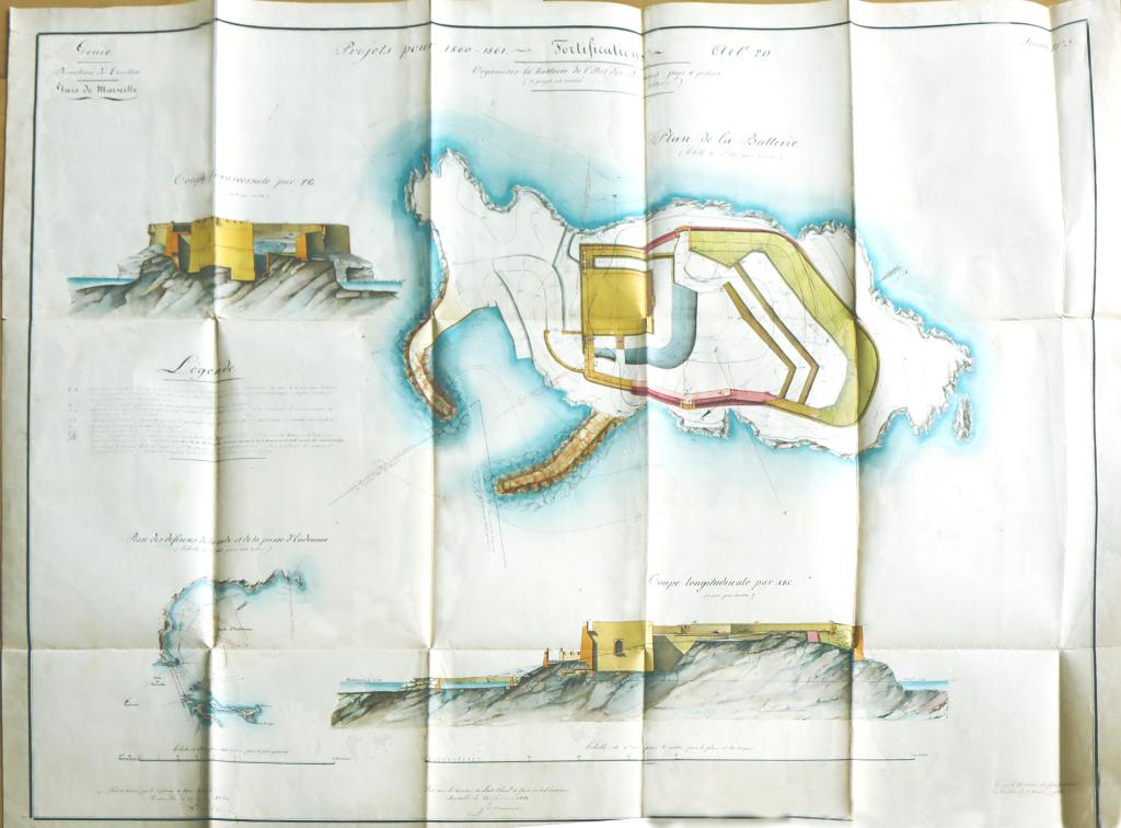 Batterie de côte de l'îlot de Doume ou Degaby, dite aussi fort Tourville