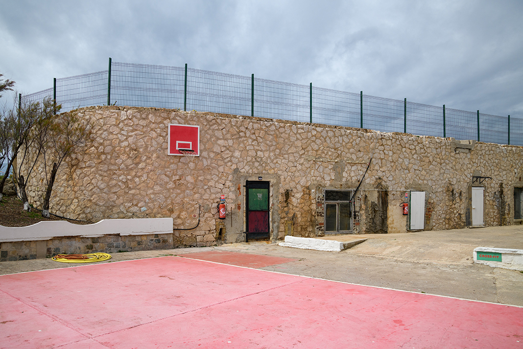 Batterie d'Endoume, mur de façade d'un ancien abri casematé de la 2e section d'artillerie de 1878-1880