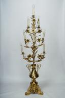 paire de chandeliers vases-bouquets d'autel