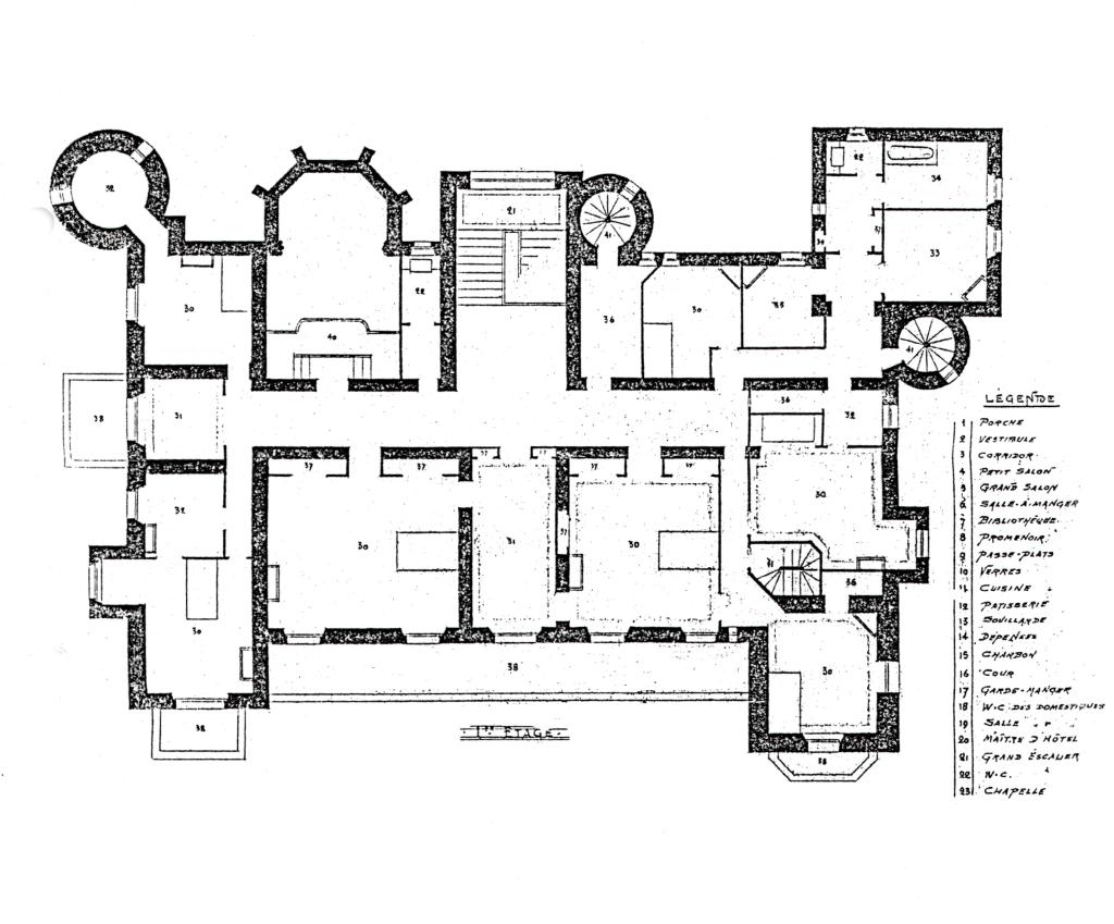 maison dite Château Sainte-Ursule ou Château des Tours, puis hôtel de voyageurs dit Hôtel du Parc, actuellement Résidence du Parc Vallombrosa