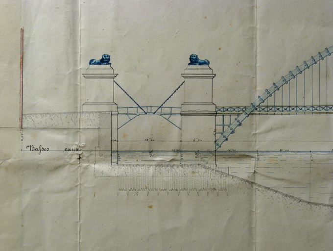 pont ferroviaire de Trinquetaille dit aussi pont de Lunel ou pont aux Lions