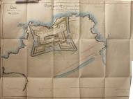 Projets pour 1847. Fort et batterie de Saint-Pierre (île des Embiez) 1846.