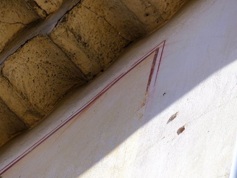 Maison (1833 B 211-212, 2025 B 292-293). Cadre de façade peint. 
