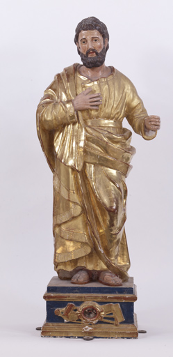 Statue-reliquaire (petite nature) : saint Joseph