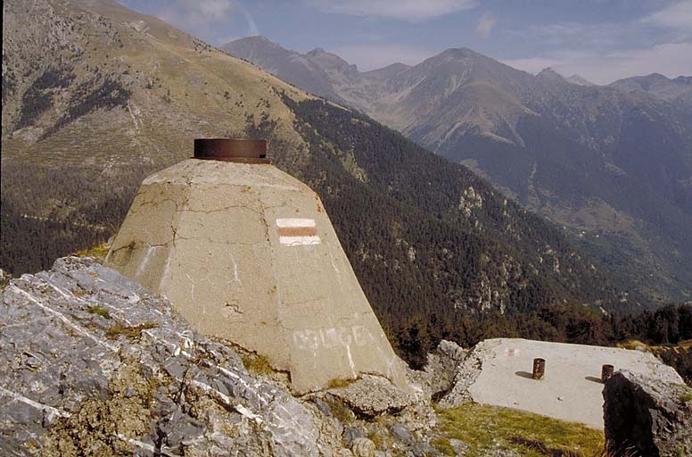 ouvrage fortifié dit ouvrage d'avant-poste de Conchetas ou du Conquet, ligne fortifiée des ouvrages d'avant-poste, secteur fortifié des Alpes-Maritimes