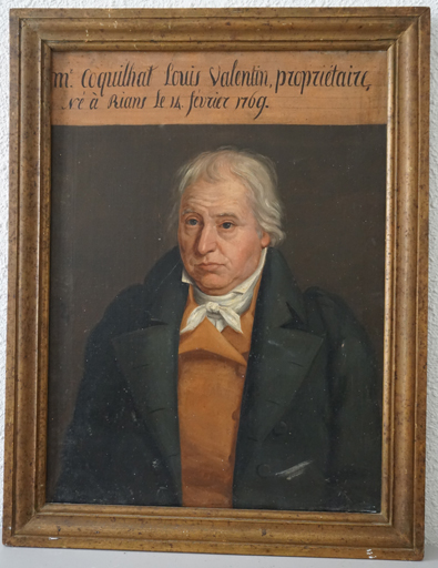 Tableau (donatif) : portrait de Louis Valentin Coquilhat