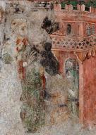 Peinture monumentale : saint Laurent délivrant les prisonniers
