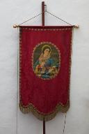 Bannière de procession : sainte Agathe, Immaculée Conception