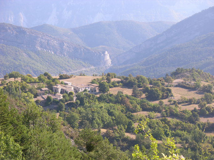 Ecart de Blaron. Vue de situation prise du sud-ouest.