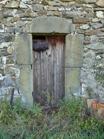 Dépendance 1. Pignon nord, porte.