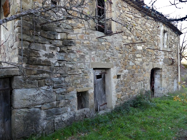 Bâtiment principal, partie nord. Elévation est.