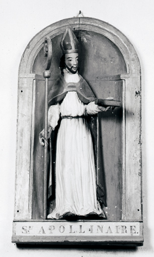 statue (statuette) dans une niche : Saint Apollinaire