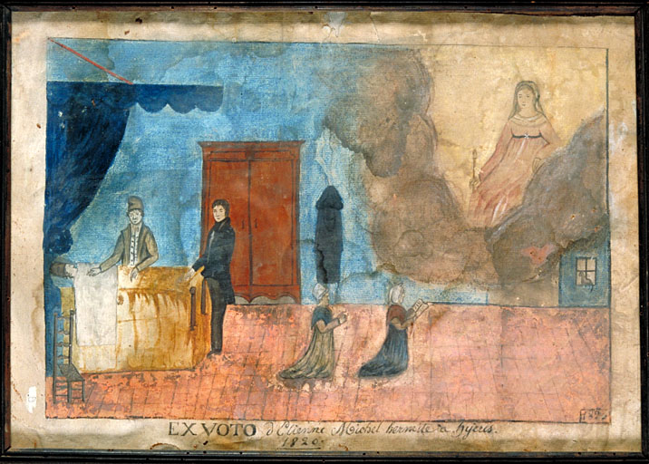 tableau, ex-voto : Demande de guérison de Etienne Michel