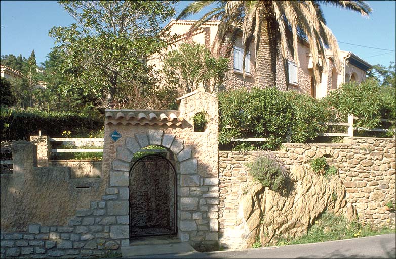 Portail de la villa Largado, 1934, Gaston Chauvin.