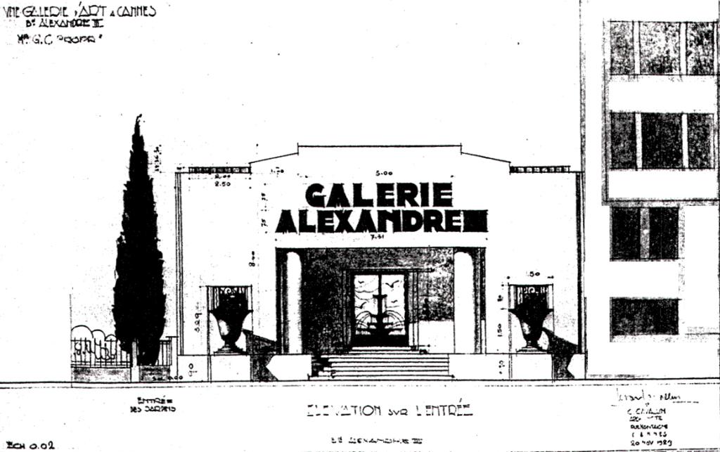 galerie d'art dite Galerie Alexandre III, puis cinéma Alexandre III