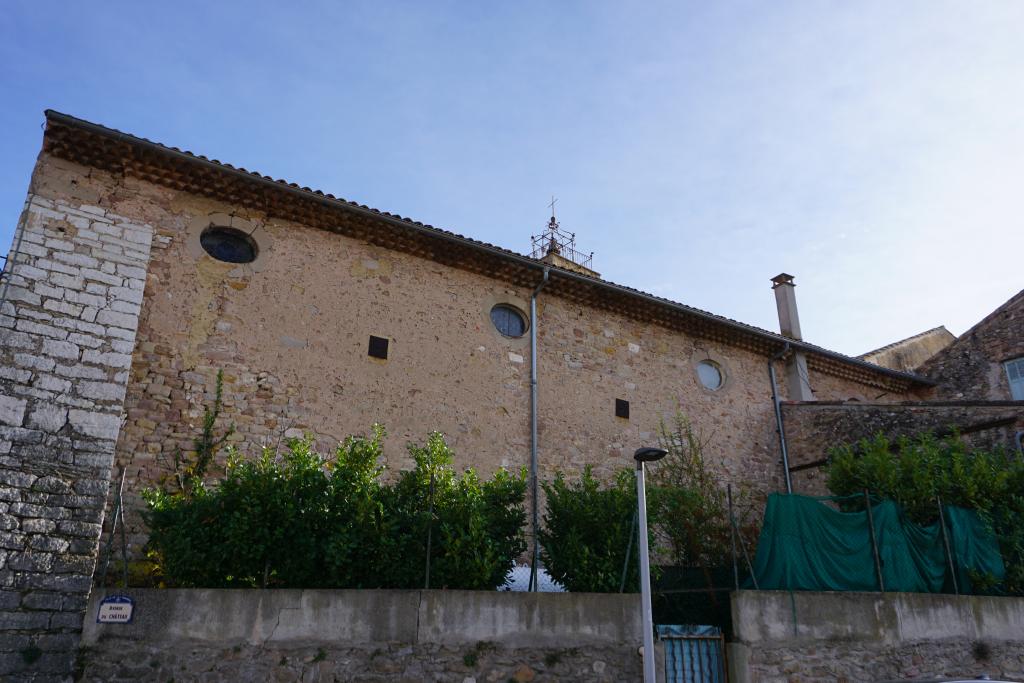 Vue extérieure d'ensemble depuis l'ouest.