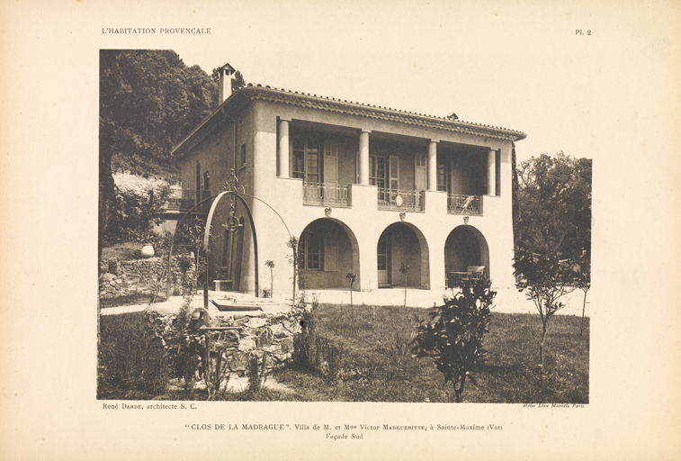 Maison de villégiature (villa balnéaire) dite Le Clos de la Madrague
