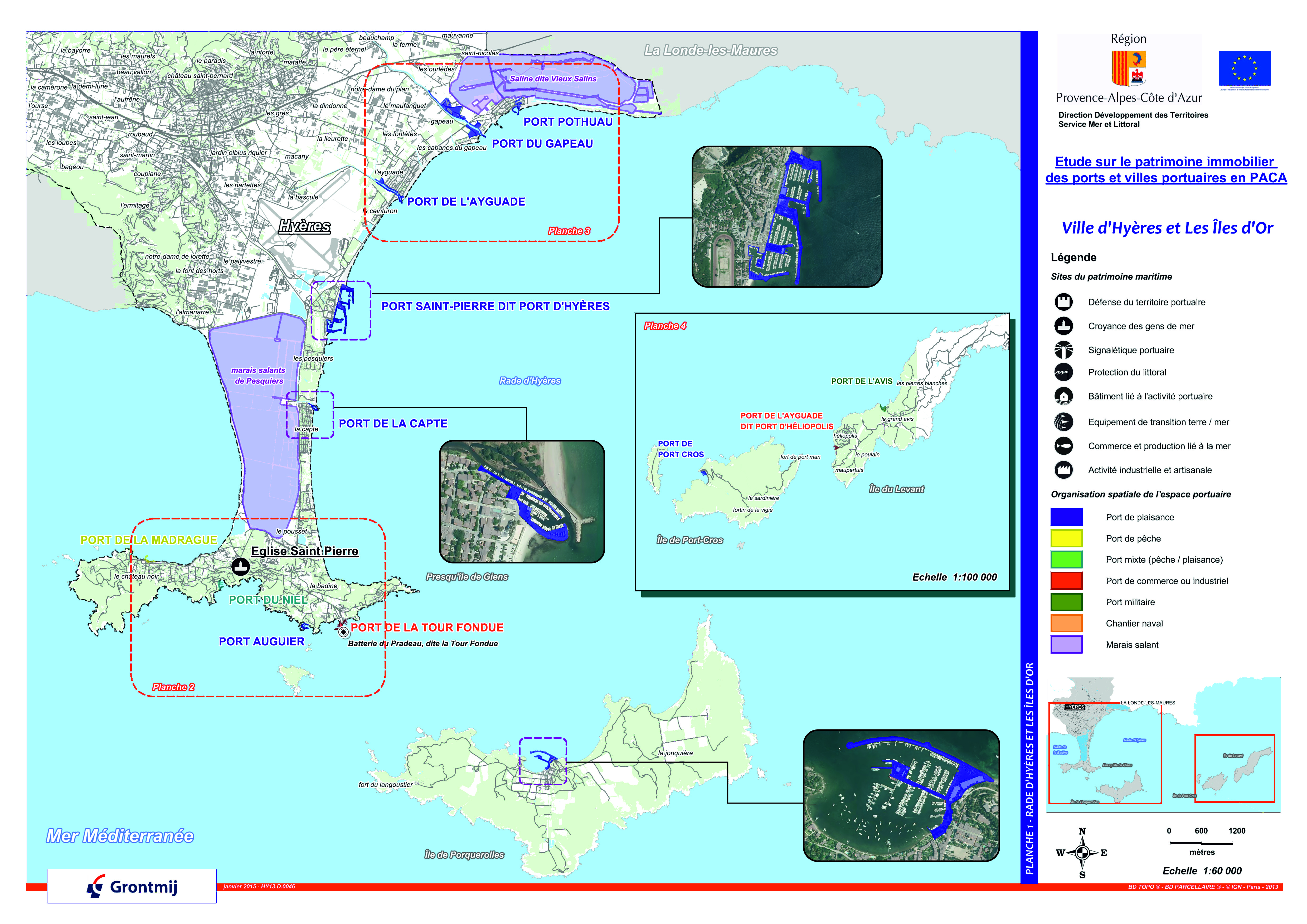 Ports et aménagements portuaires de la commune d'Hyères et de la presqu'ïle de Giens