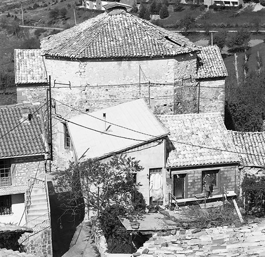 Vue de situation prise depuis la Tour carrée (1982).