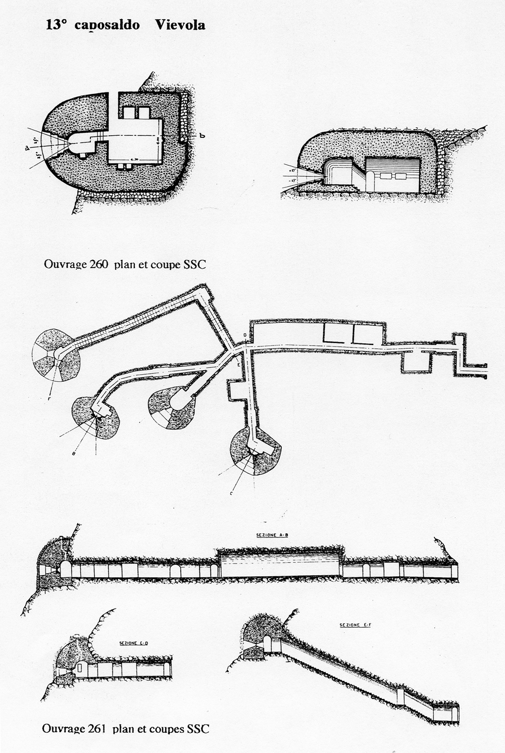 ligne fortifiée : 13e caposaldo Vievola