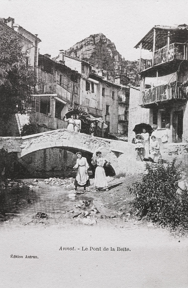 Annot. - Le pont de la Beïte.