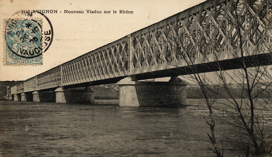 pont ferroviaire dit viaduc d'Avignon