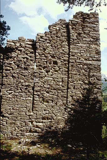 édifice fortifié (redoute) dit redoute des Cassons, de l'organisation défensive de l'Ubaye.