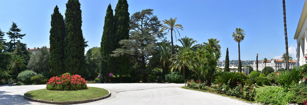 jardin d'agrément de l'Hôtel de voyageurs dit hôtel Riviera Palace, actuellement immeuble en copropriété