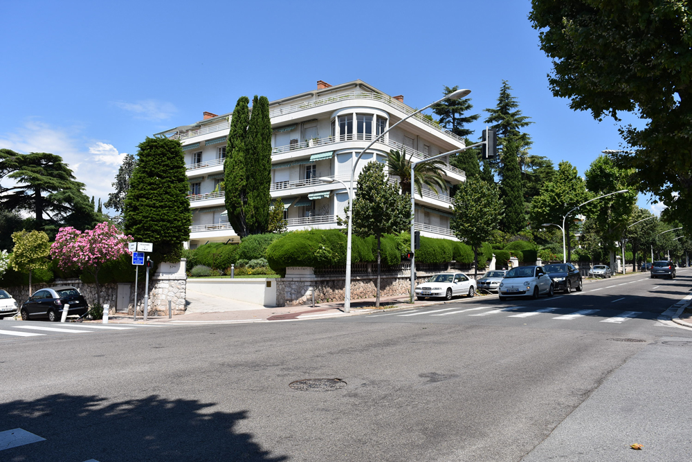 jardin d'agrément de l'Hôtel de voyageurs dit hôtel Riviera Palace, actuellement immeuble en copropriété
