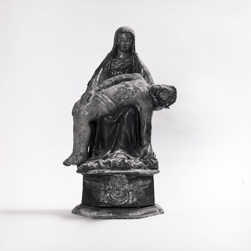 groupe sculpté (statuette) : Vierge de Pitié