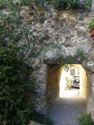 Passage couvert, vue de volume prise du nord.