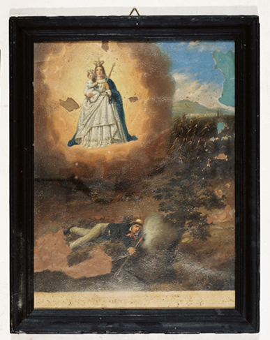 ex-voto, tableau : Accident de chasse, Pietro Maifredi